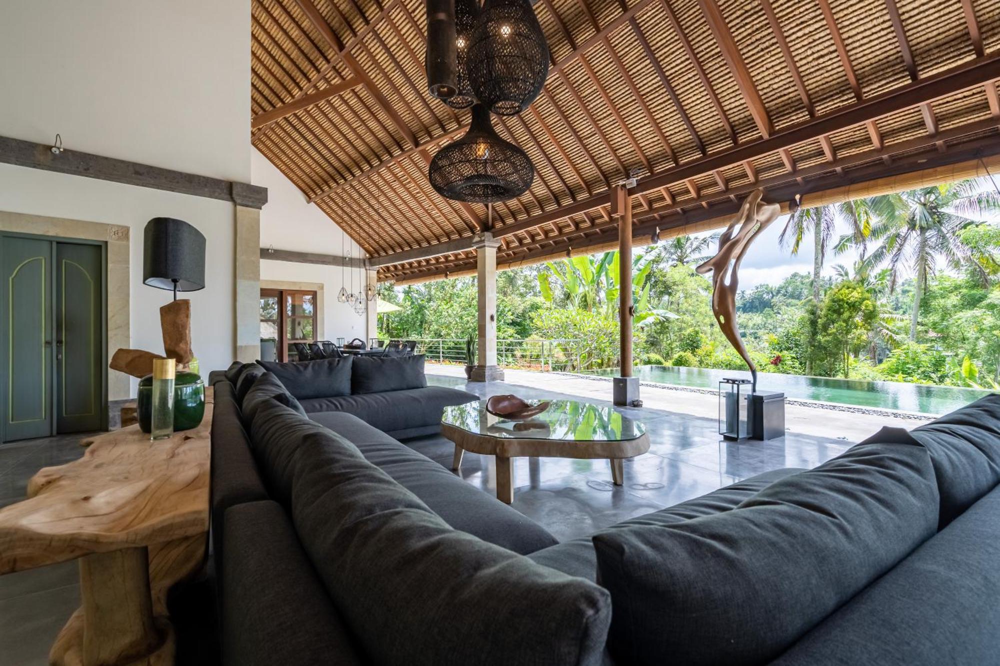 Villa Themma Jungle - Sumptuous 3Br Luxury Villa With Majestic Jungle View North Of Ubud المظهر الخارجي الصورة