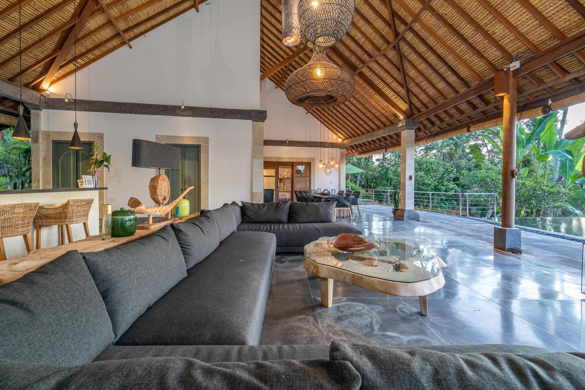 Villa Themma Jungle - Sumptuous 3Br Luxury Villa With Majestic Jungle View North Of Ubud المظهر الخارجي الصورة