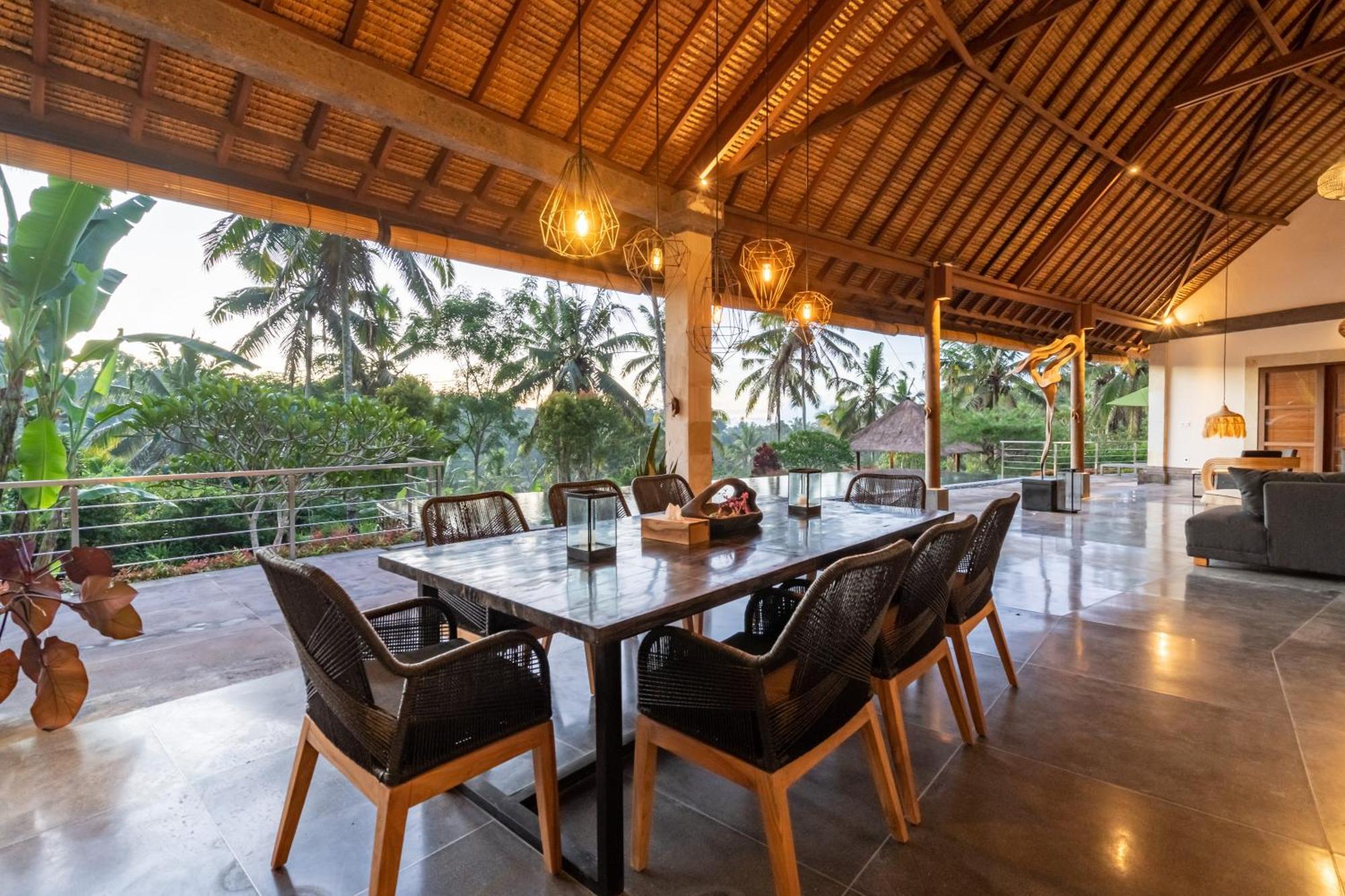Villa Themma Jungle - Sumptuous 3Br Luxury Villa With Majestic Jungle View North Of Ubud المظهر الخارجي الصورة